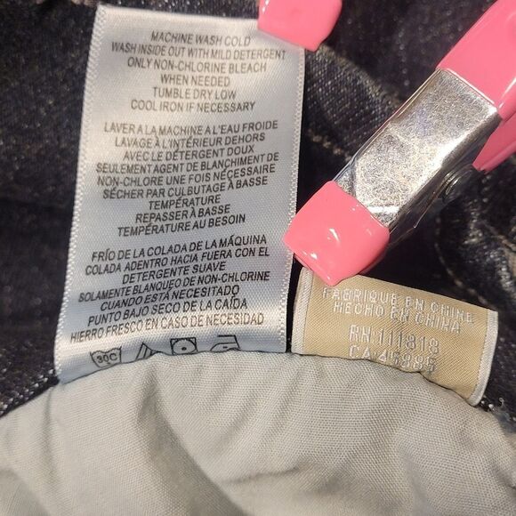 MICHAEL Michael Kors Jeans Y2K Low Rise Boot Cut Denim Stud Sausalito 10 New - Picture 14 of 14